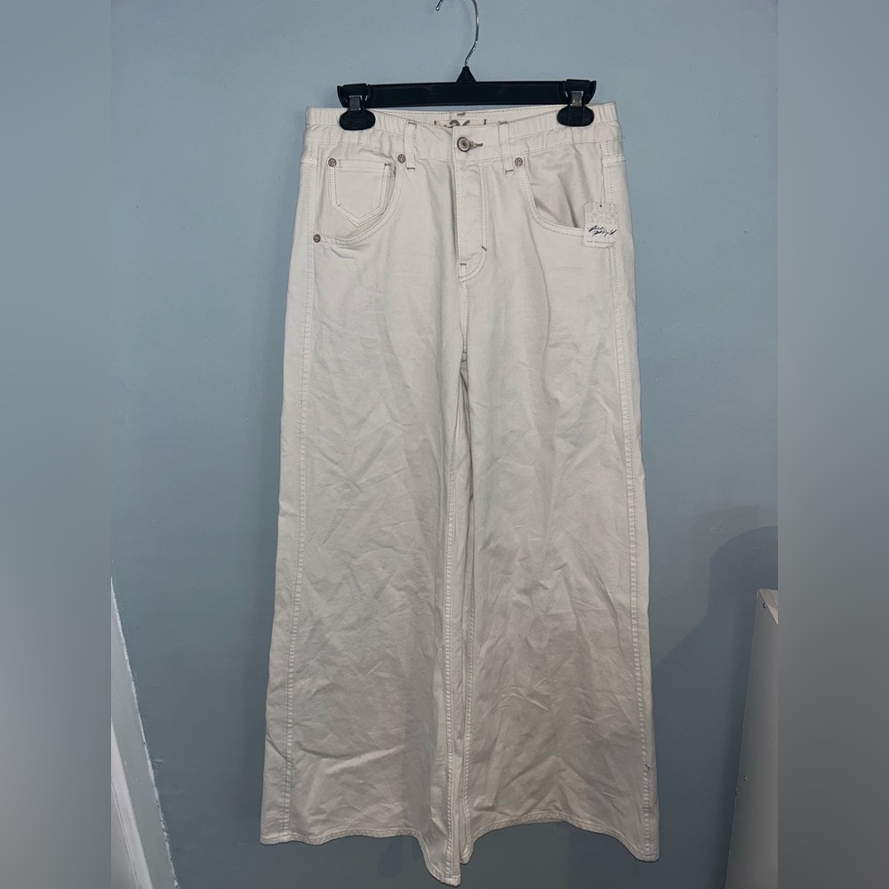 NWT Free People ivory pants size 26
